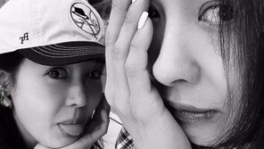 성유리, 옥주현 옆 ‘메롱’ 익살…여전한 핑클 우정