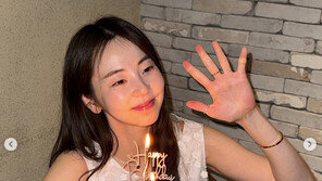 안소희, 34번째 생일 인증샷…케이크 앞에서 밝은 미소