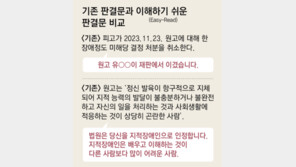 장애인에 ‘쉬운 판결문’ 써준 재판부