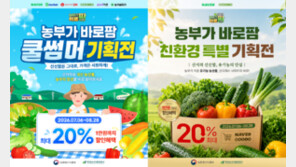 aT, 유통 취약 농가 키운다… ‘농부가바로팜’ 여름 기획전 개최