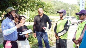 고추 따기-청소-급식… 취임식 대신 민생 투어