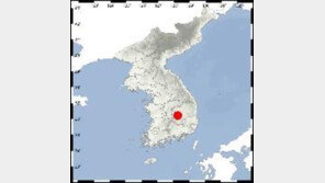경북 김천시 북동쪽 13㎞ 지역서 규모 2.1 지진