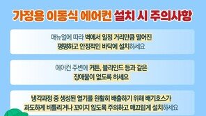 “틀어도 뜨뜻미지근” 이동식 에어컨…방 한 칸 식히는 데도 하세월