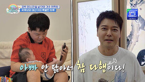 ‘슈돌’ 전현무, 곽튜브 아들에 “엄마 닮아 다행” 너스레