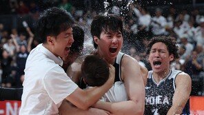 亞게임 시작부터 골든데이… 남자농구, 일본 꺾고 금메달