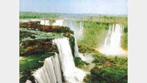 ［여행／브라질］이과수폭포，지축  흔드는  「악마의  흰이빨」