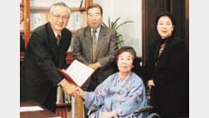 「억척할머니」, 高大에 21억땅 기증