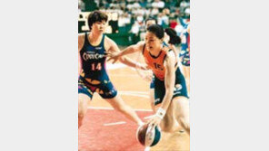 ［여자농구／결승３차］삼성  정은순  「천금의  쐐기골」