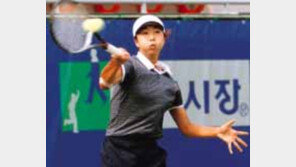 [테니스/벼룩시장배]돌아온 전미라 '화려한 날갯짓'