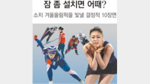 [2014소치 ‘위대한 도전’] 잠 좀 설치면 어때, 놓치면 가슴 칠 장면들