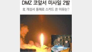 北, DMZ 코앞서 미사일 발사