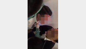 男승무원 얼굴에 침뱉고 스튜어디스엔 발길질…대한항공 기내 난동 영상 충격