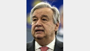 트럼프에 각 세운 구테흐스 유엔총장