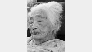 117세 세계 최고령 日할머니 별세, 자녀 7남2녀… 후손 140명 넘어