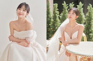 조현영, 웨딩 화보 깜짝 공개…누구랑 결혼 해? [DA★]