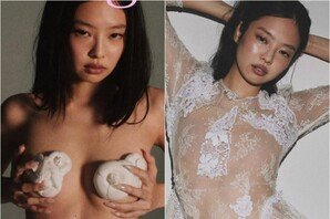 제니, 상탈은 기본…굳이 왜 가리지? 여한없이 노출 [화보]