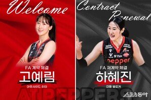 창단 첫 10승으로 희망 본 페퍼저축은행, FA 고예림 영입 이어 하혜진과 재계약