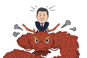 [신동아 만평 ‘안마봉’] 2026년 ‘반중 지도자군(群)’의 행진