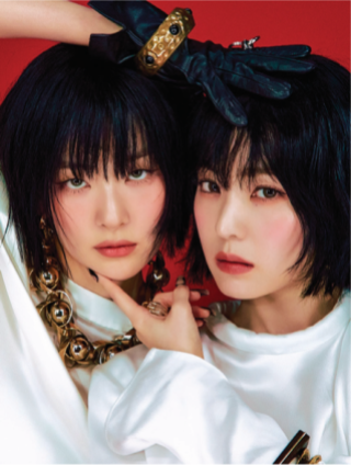 아찔하고 그로테스크한 분위기의 신곡 ‘틸트(TILT)’를 발표한 ‘레드벨벳-아이린&슬기’. SM엔터테인먼트 제공