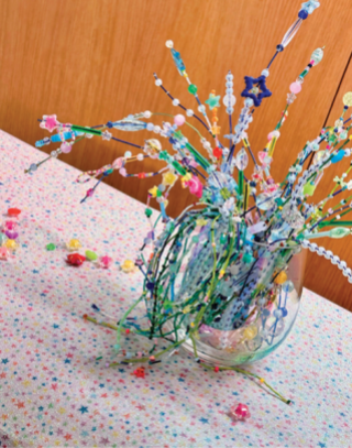 비즈 식물. NCT WISH X(옛 트위터) 계정 캡처