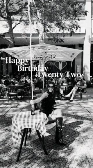 샴페인을 분수처럼 솟아오르게 해 찍는 생일 인증 영상이 유행이다. 인스타그램 ‘twentytwo.dresden’ 계정 캡처
