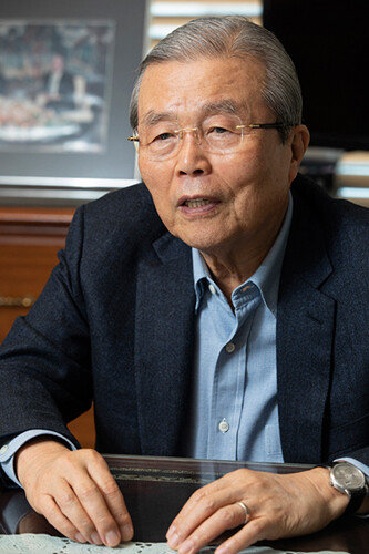 김종인 전 더불어민주당 비상대책위 대표는 3월 14일 “통합당 공관위의 공천에 대해 더 이상 얘기하지 않겠다”고 말했다. [조영철 기자]