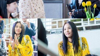 ‘7인의 부활’ 조윤희, 화사한 봄 스타일 현장 비하인드 스틸 공개