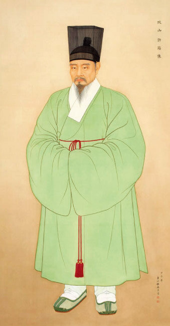 허균 초상화. [동아DB]