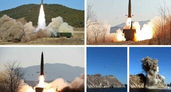 日방위성 “북한, 탄도미사일 가능성 있는 발사체 발사”(상보)
