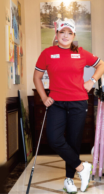 올 6월 KLPGA 롯데 오픈에서 시즌 첫 승을 기록한 장하나 선수. [지호영 기자]