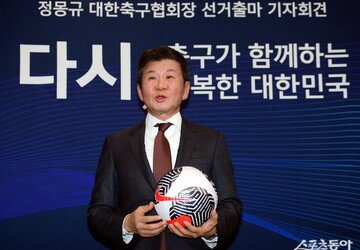 정몽규 축구협회장 ‘결자해지 각오로 4선 연임 도전’