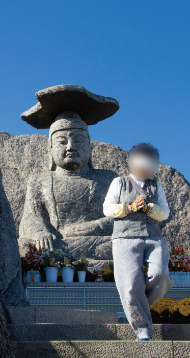 대구 팔공산 갓바위. [박해윤 기자]