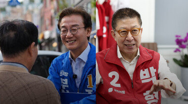[르포] “부산이 디비진다” vs “‘샤이 보수’ 뭉친다”