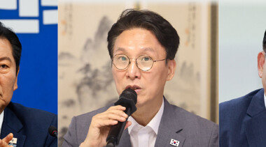 민주당 당권 3파전, 정청래·김민석·송영길의 과제