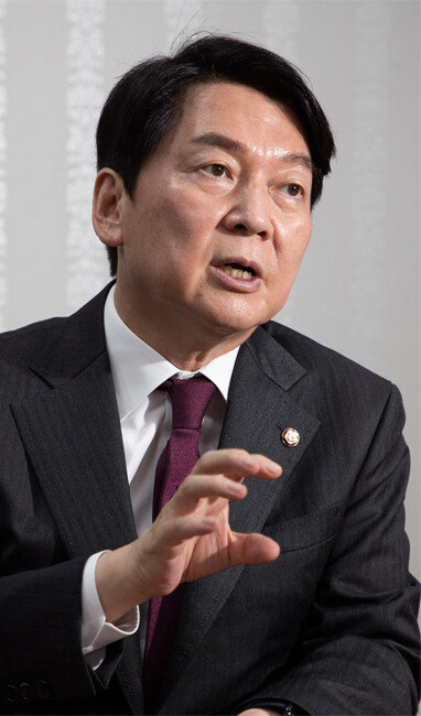 6월 27일 ‘신동아’와 인터뷰 중인 안철수 국민의힘 의원. [조영철 기자]