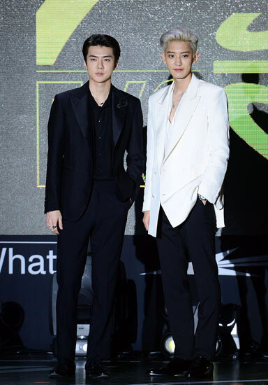 2019년 건물주 된 엑소 세훈, 찬열(왼쪽부터). [동아DB]