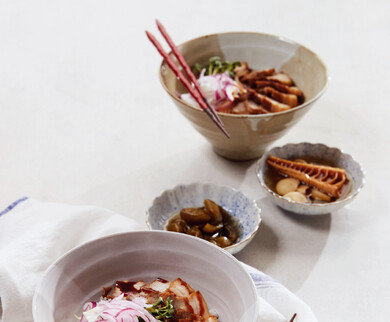 세상 간단한 한 그릇 요리 삼겹살덮밥 & 과일간장비빔국수