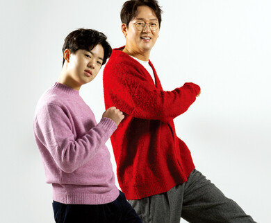 “촬영장에선 무섭지만 게임할 땐 재미있는 아빠”