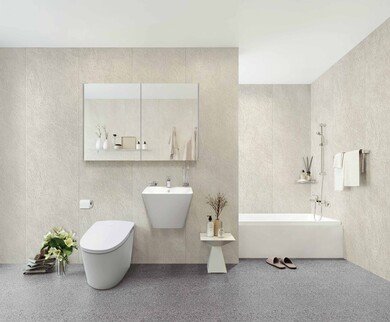 타일 대신 패널로 욕실 시공 간편하게~
KCC글라스 홈씨씨 ‘이지바스’