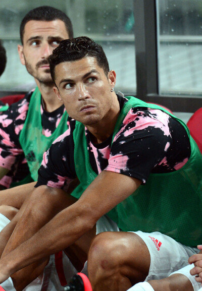 7월 26일 서울에서 열린 팀 K리그와 유벤투스 친선경기에 출장하지 않아 빈축을 산 크리스티아누 호날두(오른쪽). [동아DB]