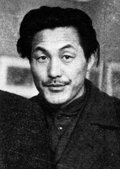 1955년 미도파화랑 개인전 당시의 이중섭. [동아DB]