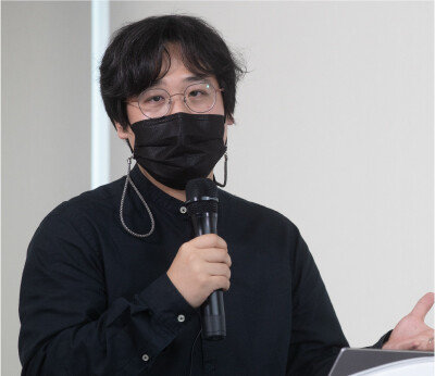 7월 7일 열린 ‘취약계층 먹거리 접근성 확대를 위한 정책 토론회’에서 ‘농식품바우처 지원 도입 필요성’에 대해 발표한 김상효 한국농촌경제연구원 박사. [지호영 기자]