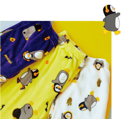 ‘스파오’가 출시한 스파오×펭수 컬래버레이션 수면바지. [사진 제공 · 이랜드]