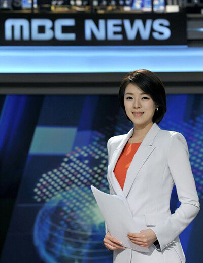 MBC 뉴스데스크 앵커 시절의 배현진 21대 국회의원선거 당선인. [MBC 제공]