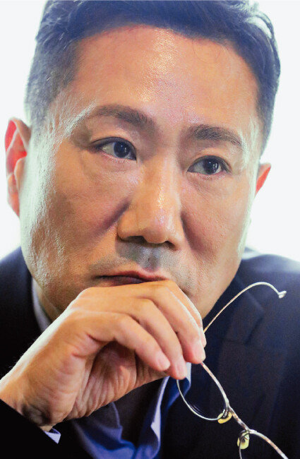 양정철 전 민주연구원 원장이 6월 6일 ‘동아일보’와 인터뷰하고 있다. [동아DB]