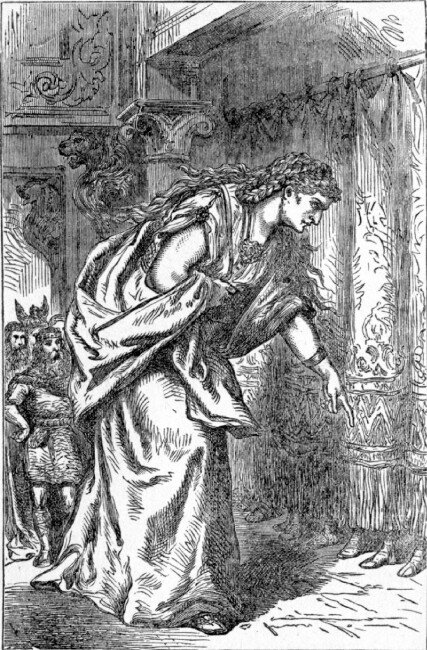 발을 보고 남편을 고르는 스카디, Louis Huard, 1893.