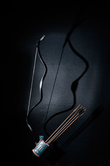 비연궁과 시복(화살집). 시복은 윤여창 고려동개 대표의 작품.