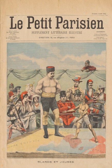 ‘르 프티 파리지앵’에 실린 러일전쟁 풍자삽화.