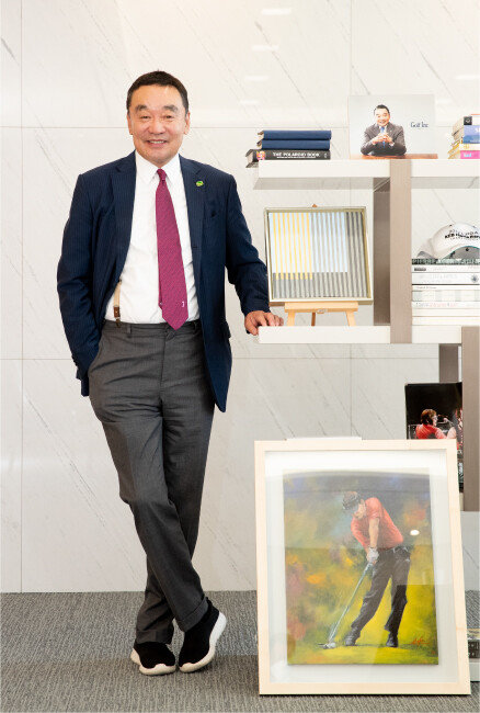구자철 KPGA 회장은 “자기 자신과 승부를 내는 스포츠라는 점이 골프의 매력”이라고 말했다. [지호영 기자]