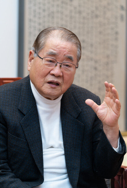 이종찬 전 국정원장. [홍태식 객원기자]